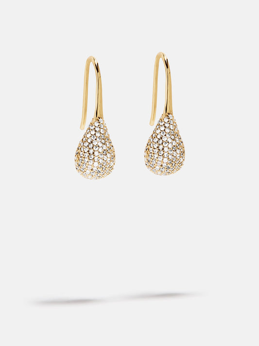 18K Gold Vermeil Ashley Earrings - Small