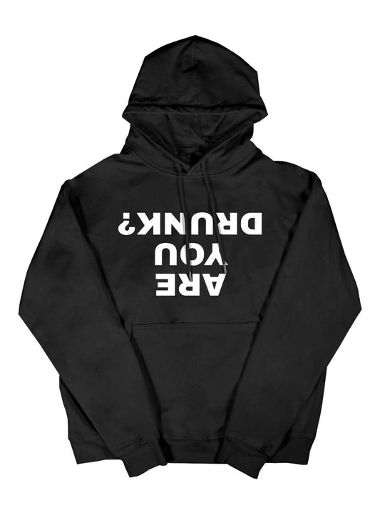 are You Drunk hoodies for women You Are Enough Black 250gsm Cotton Long Sleeve Men Casual Hoodie
